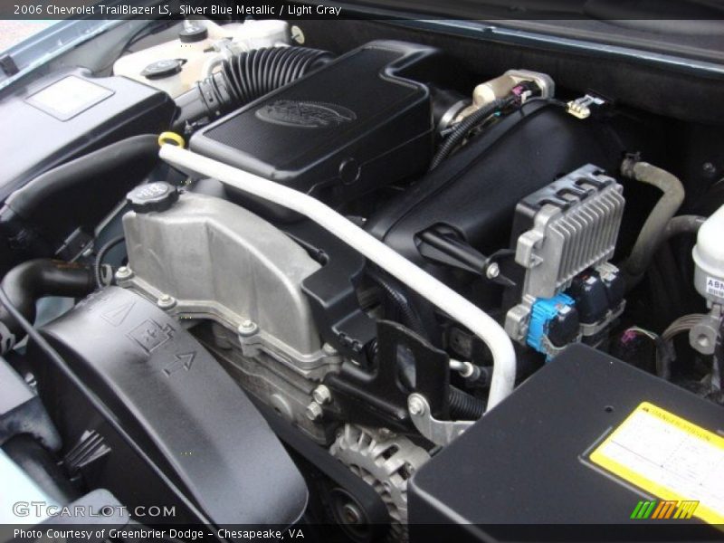 Silver Blue Metallic / Light Gray 2006 Chevrolet TrailBlazer LS