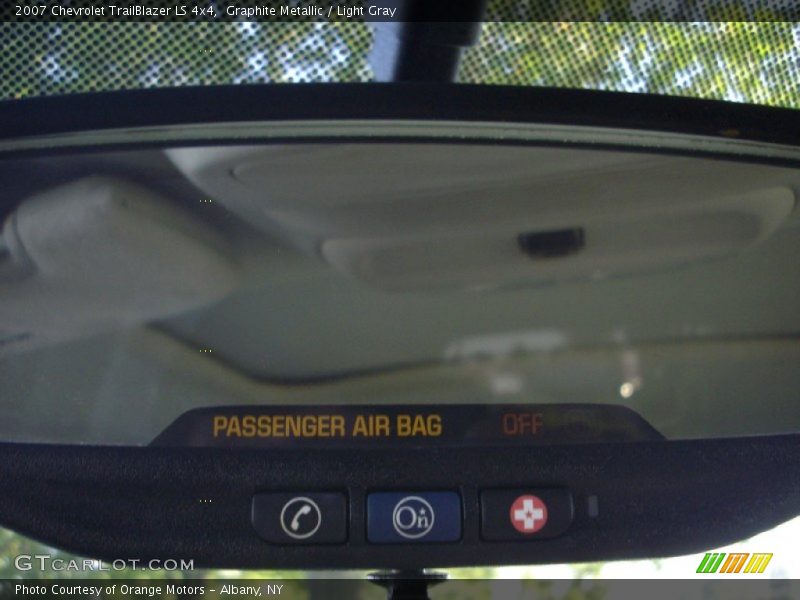 Graphite Metallic / Light Gray 2007 Chevrolet TrailBlazer LS 4x4