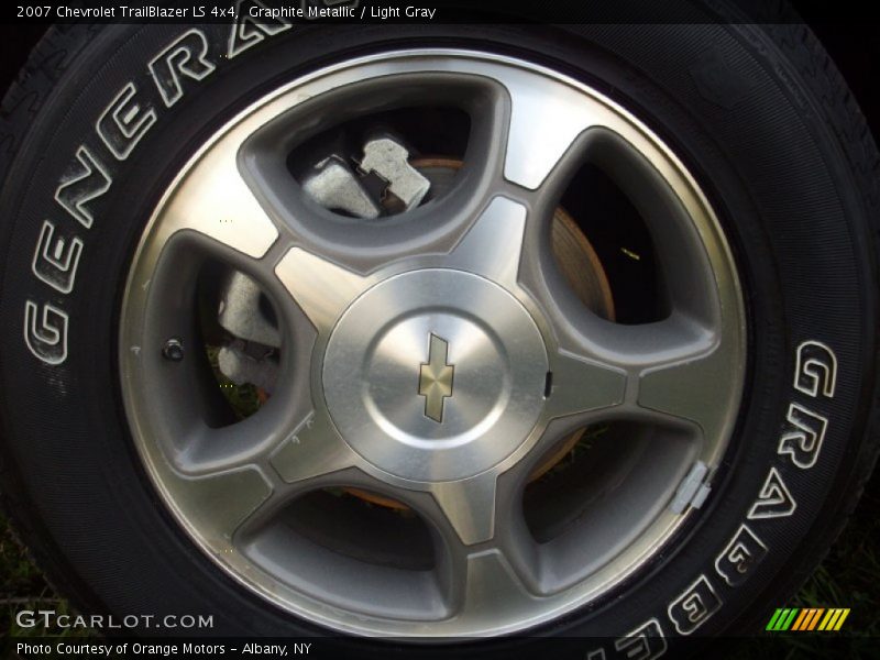 Graphite Metallic / Light Gray 2007 Chevrolet TrailBlazer LS 4x4