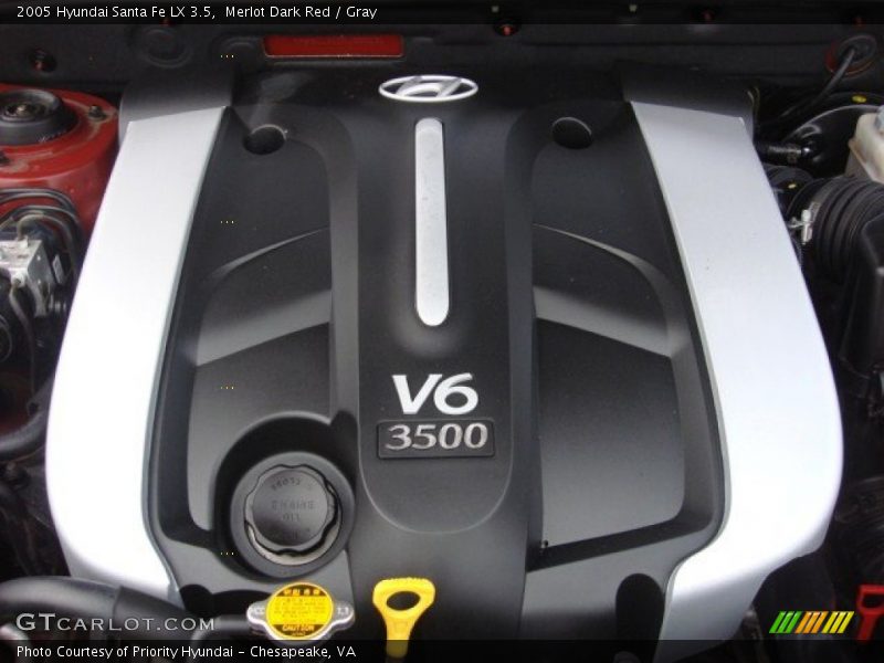  2005 Santa Fe LX 3.5 Engine - 3.5 Liter DOHC 24 Valve V6