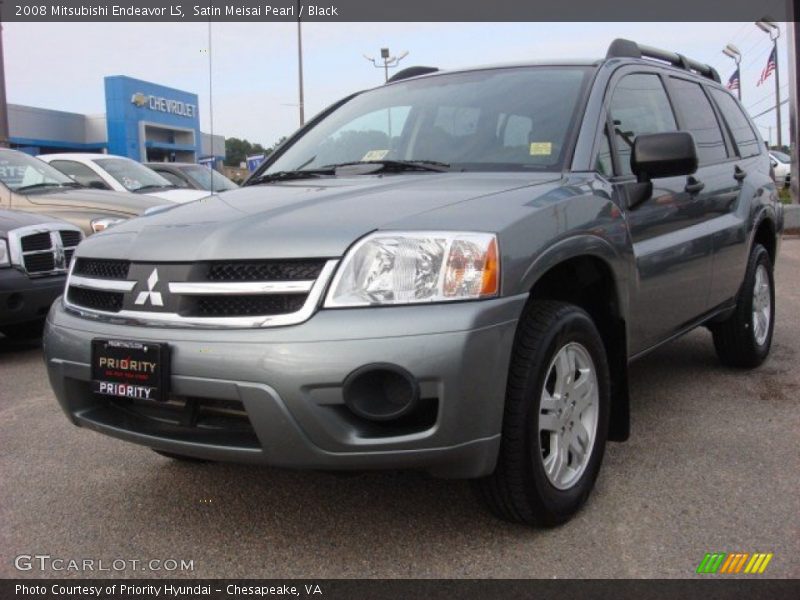 Satin Meisai Pearl / Black 2008 Mitsubishi Endeavor LS
