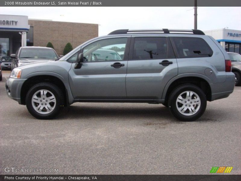 Satin Meisai Pearl / Black 2008 Mitsubishi Endeavor LS