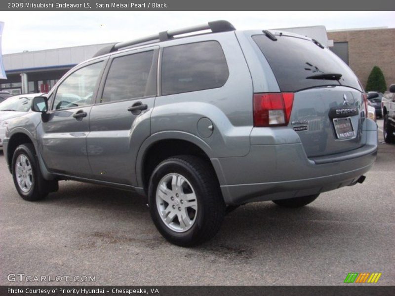 Satin Meisai Pearl / Black 2008 Mitsubishi Endeavor LS