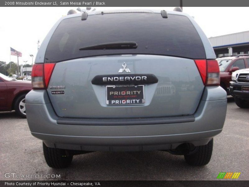 Satin Meisai Pearl / Black 2008 Mitsubishi Endeavor LS