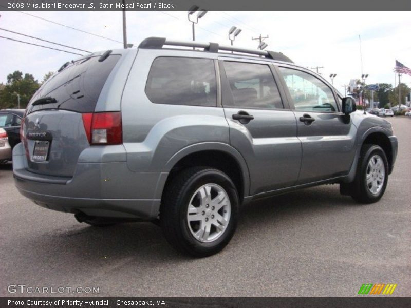 Satin Meisai Pearl / Black 2008 Mitsubishi Endeavor LS