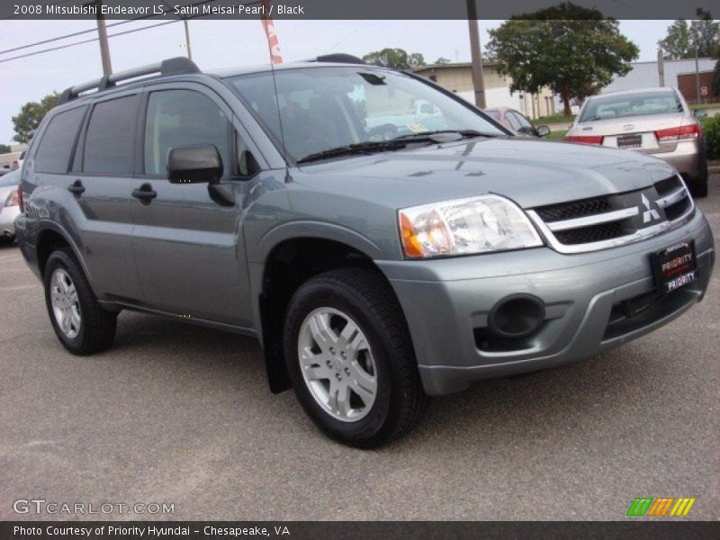 Satin Meisai Pearl / Black 2008 Mitsubishi Endeavor LS
