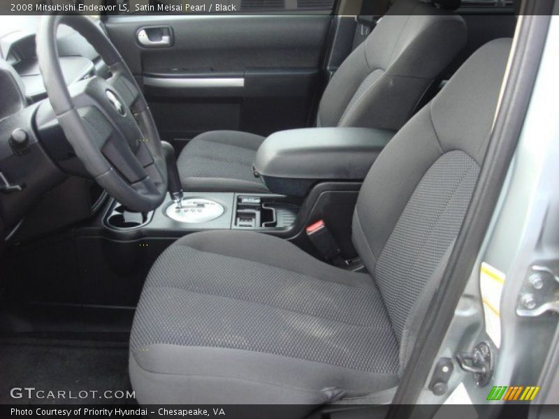  2008 Endeavor LS Black Interior