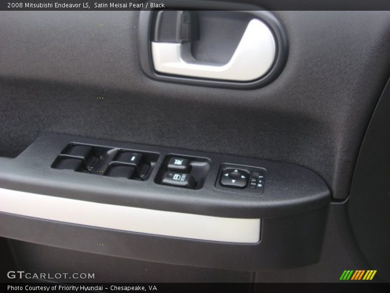 Satin Meisai Pearl / Black 2008 Mitsubishi Endeavor LS