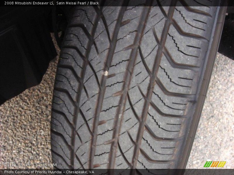 Satin Meisai Pearl / Black 2008 Mitsubishi Endeavor LS