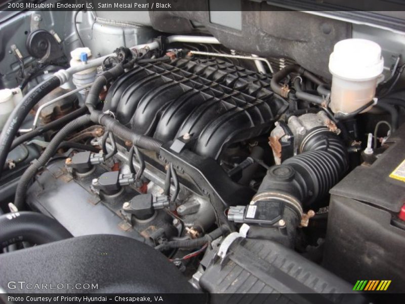 Satin Meisai Pearl / Black 2008 Mitsubishi Endeavor LS