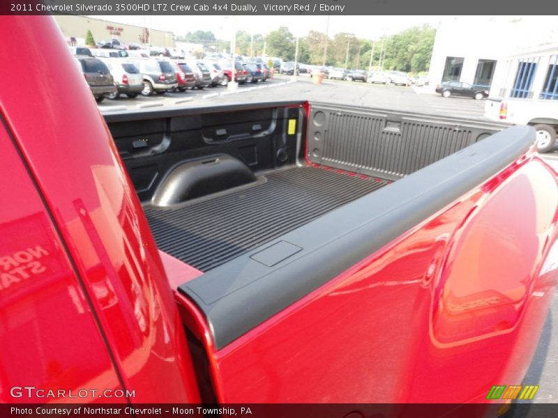 Victory Red / Ebony 2011 Chevrolet Silverado 3500HD LTZ Crew Cab 4x4 Dually