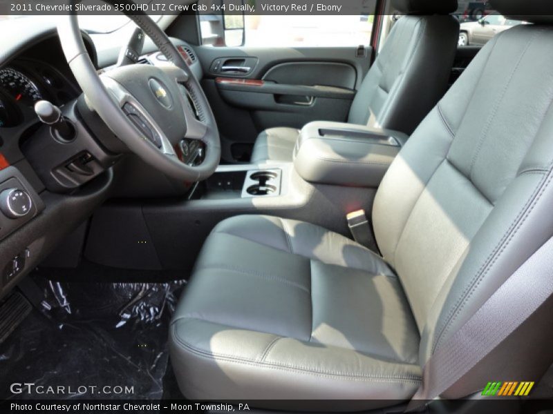 Victory Red / Ebony 2011 Chevrolet Silverado 3500HD LTZ Crew Cab 4x4 Dually