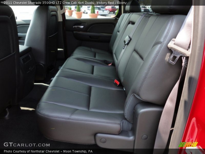 Victory Red / Ebony 2011 Chevrolet Silverado 3500HD LTZ Crew Cab 4x4 Dually