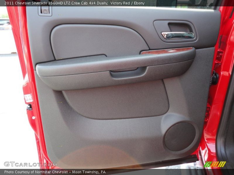 Victory Red / Ebony 2011 Chevrolet Silverado 3500HD LTZ Crew Cab 4x4 Dually