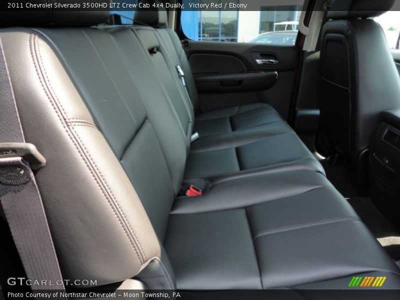 Victory Red / Ebony 2011 Chevrolet Silverado 3500HD LTZ Crew Cab 4x4 Dually