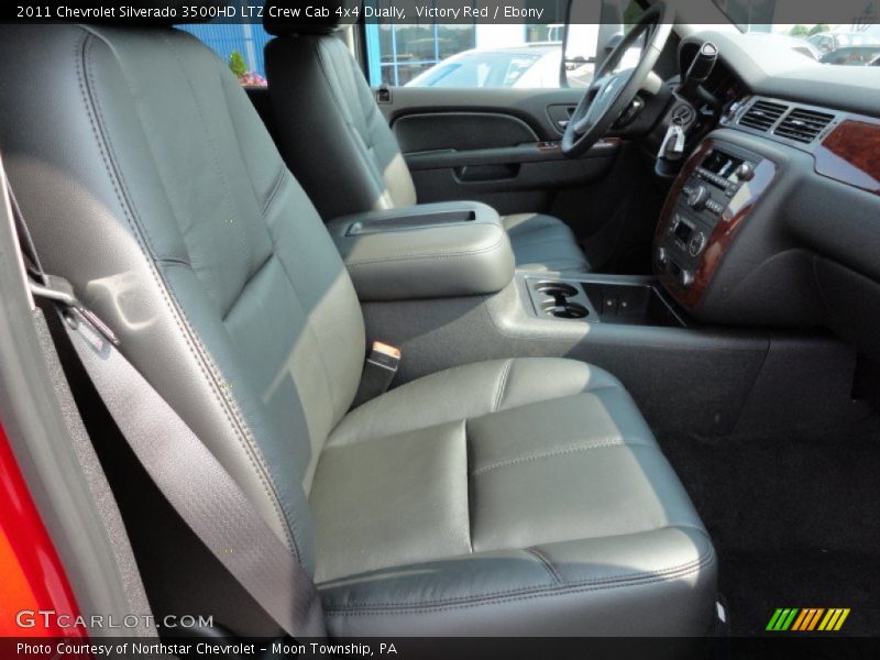 Victory Red / Ebony 2011 Chevrolet Silverado 3500HD LTZ Crew Cab 4x4 Dually