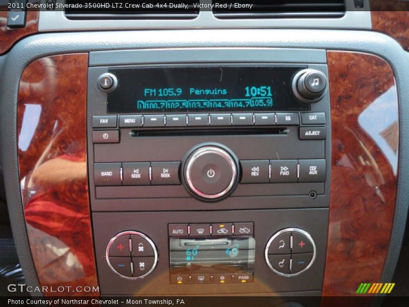 Victory Red / Ebony 2011 Chevrolet Silverado 3500HD LTZ Crew Cab 4x4 Dually