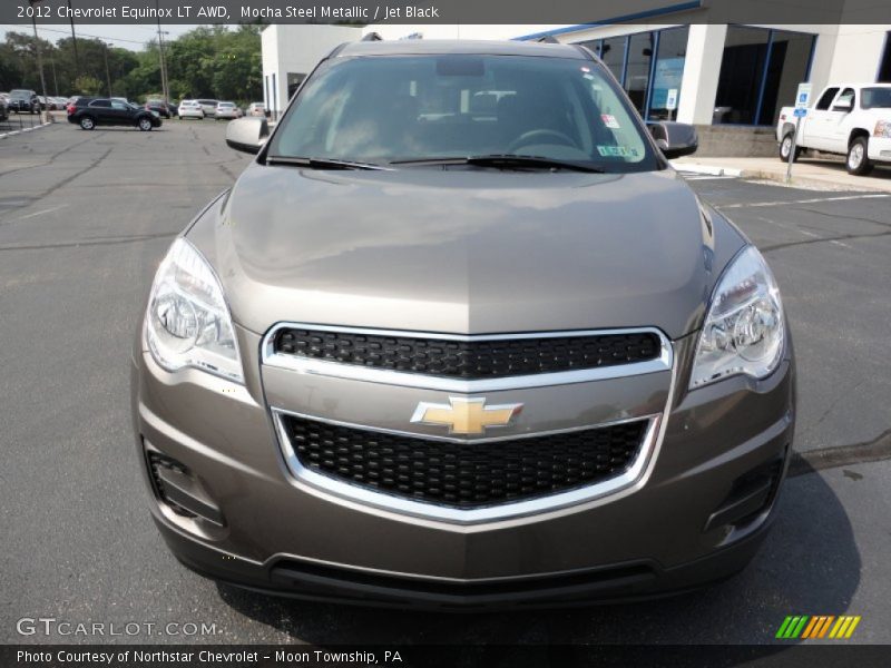 Mocha Steel Metallic / Jet Black 2012 Chevrolet Equinox LT AWD