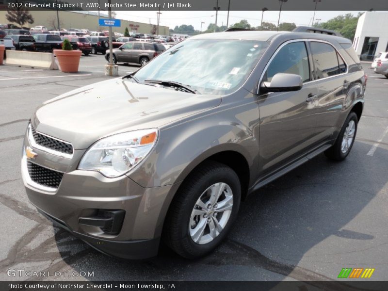 Mocha Steel Metallic / Jet Black 2012 Chevrolet Equinox LT AWD