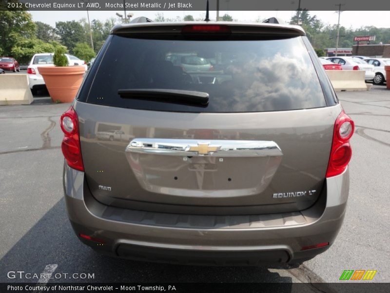 Mocha Steel Metallic / Jet Black 2012 Chevrolet Equinox LT AWD
