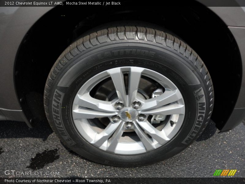 Mocha Steel Metallic / Jet Black 2012 Chevrolet Equinox LT AWD