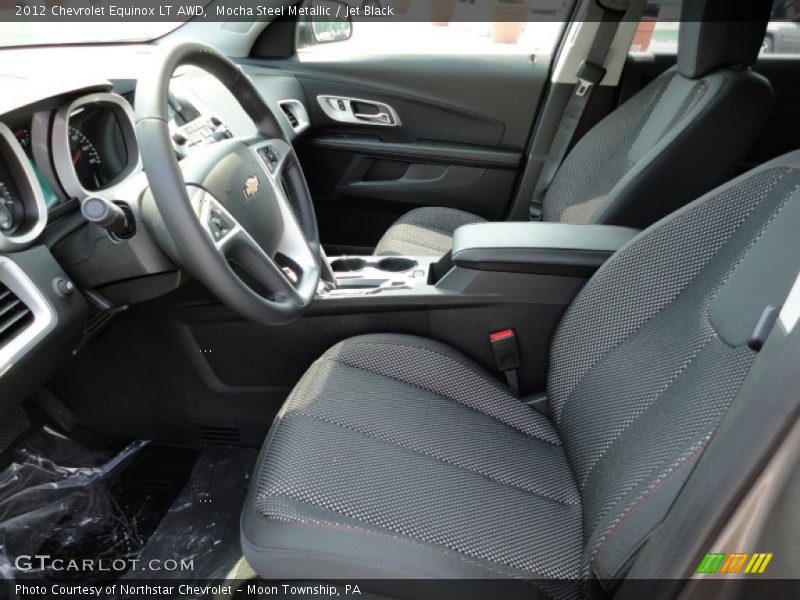 Mocha Steel Metallic / Jet Black 2012 Chevrolet Equinox LT AWD