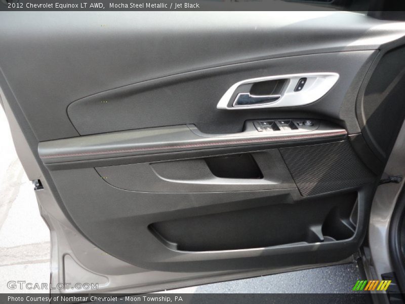 Mocha Steel Metallic / Jet Black 2012 Chevrolet Equinox LT AWD