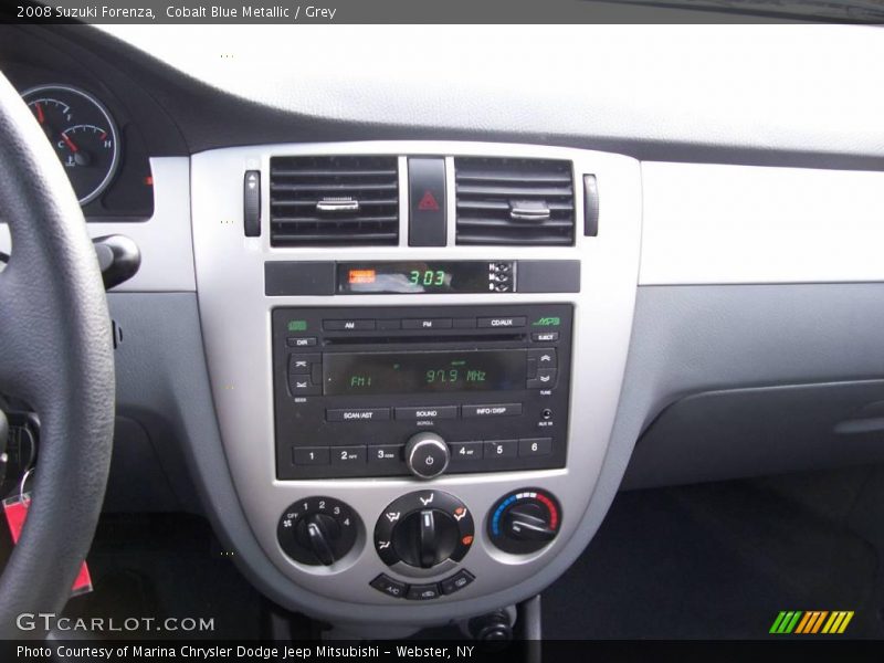 Cobalt Blue Metallic / Grey 2008 Suzuki Forenza