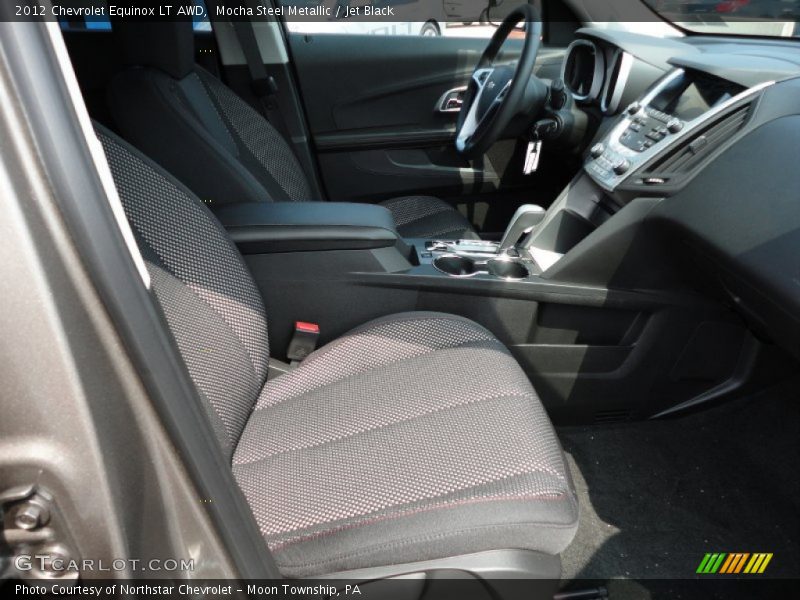 Mocha Steel Metallic / Jet Black 2012 Chevrolet Equinox LT AWD