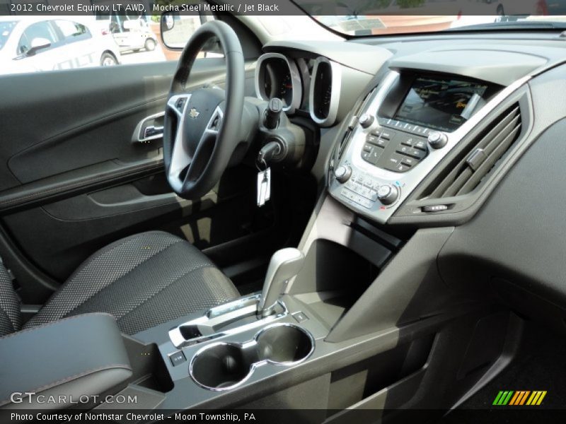 Mocha Steel Metallic / Jet Black 2012 Chevrolet Equinox LT AWD