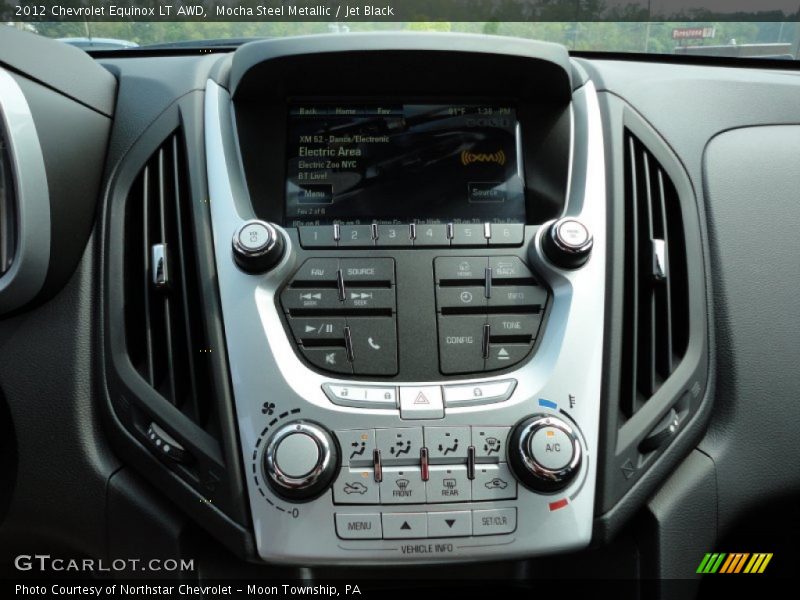 Mocha Steel Metallic / Jet Black 2012 Chevrolet Equinox LT AWD