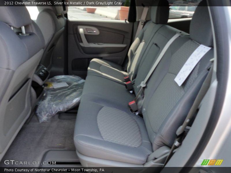 Silver Ice Metallic / Dark Gray/Light Gray 2012 Chevrolet Traverse LS