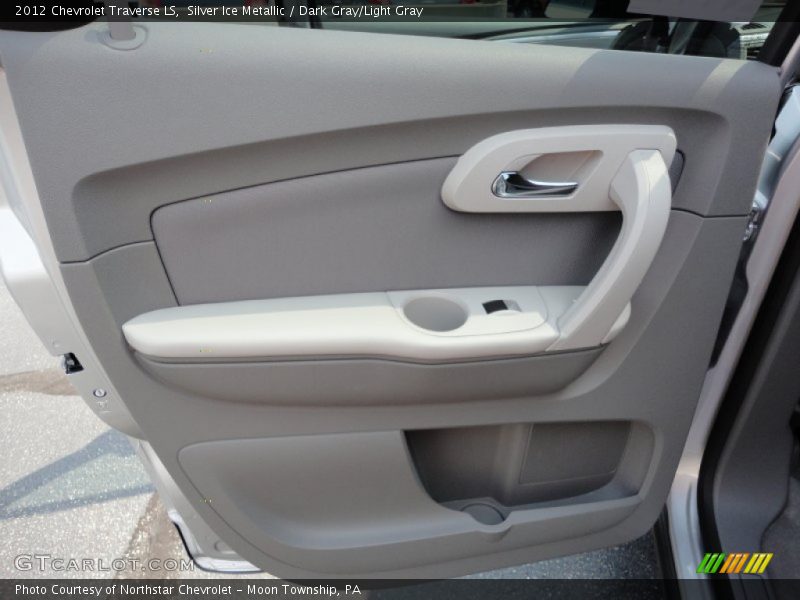 Silver Ice Metallic / Dark Gray/Light Gray 2012 Chevrolet Traverse LS