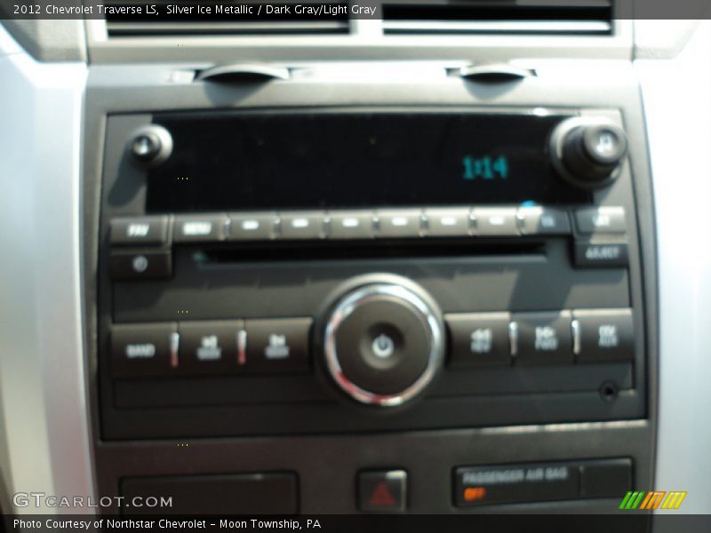 Silver Ice Metallic / Dark Gray/Light Gray 2012 Chevrolet Traverse LS
