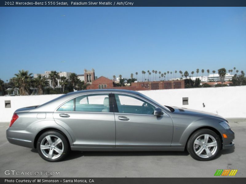  2012 S 550 Sedan Paladium Silver Metallic