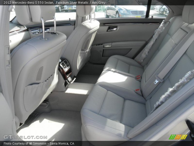  2012 S 550 Sedan Ash/Grey Interior