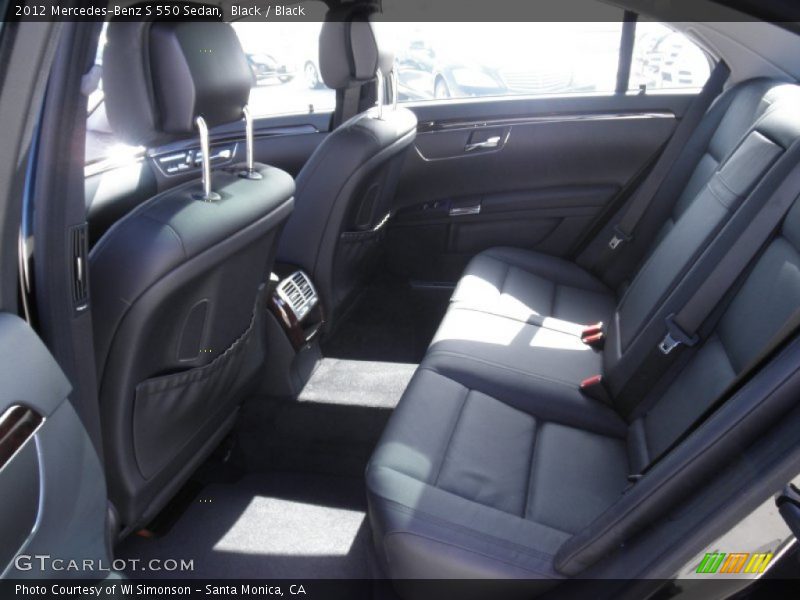 Black / Black 2012 Mercedes-Benz S 550 Sedan