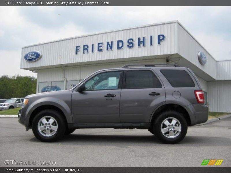 Sterling Gray Metallic / Charcoal Black 2012 Ford Escape XLT