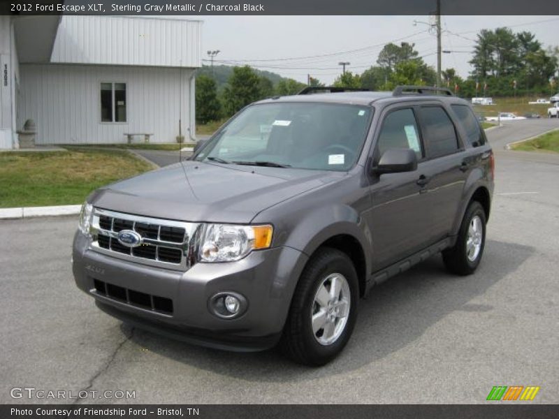 Sterling Gray Metallic / Charcoal Black 2012 Ford Escape XLT