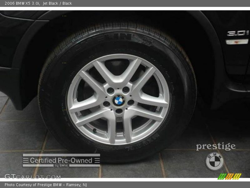 Jet Black / Black 2006 BMW X5 3.0i