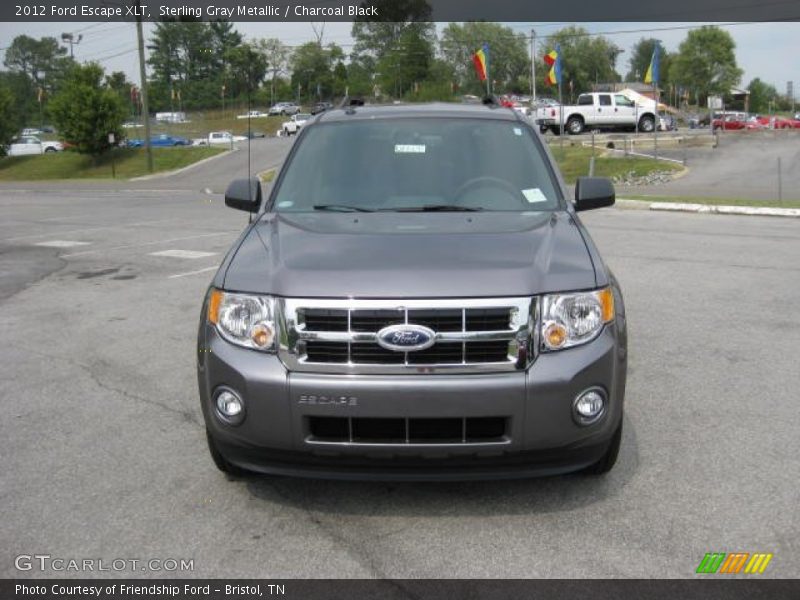 Sterling Gray Metallic / Charcoal Black 2012 Ford Escape XLT