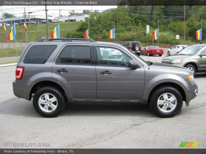 Sterling Gray Metallic / Charcoal Black 2012 Ford Escape XLT