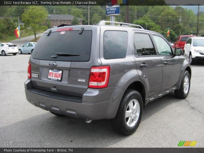 Sterling Gray Metallic / Charcoal Black 2012 Ford Escape XLT