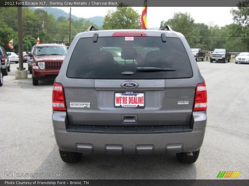Sterling Gray Metallic / Charcoal Black 2012 Ford Escape XLT