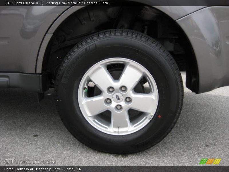 Sterling Gray Metallic / Charcoal Black 2012 Ford Escape XLT