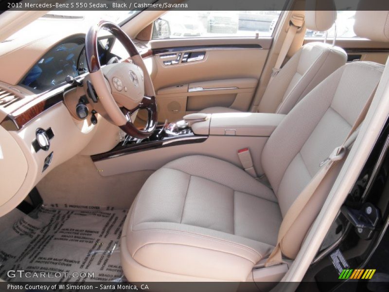  2012 S 550 Sedan Cashmere/Savanna Interior
