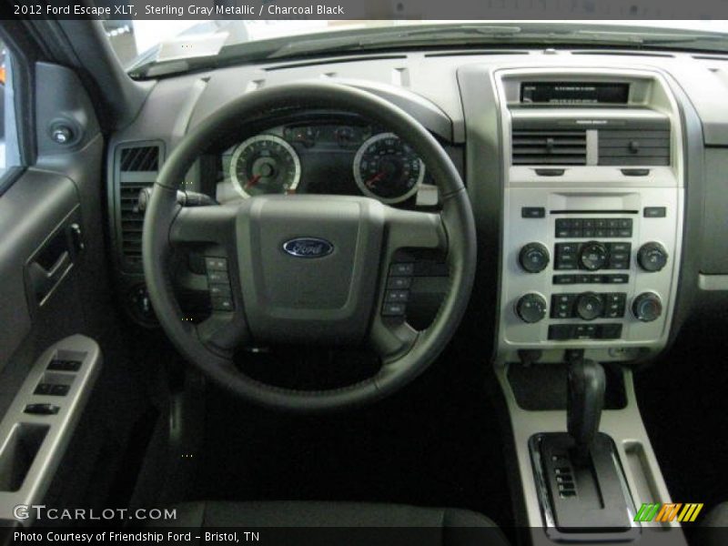 Sterling Gray Metallic / Charcoal Black 2012 Ford Escape XLT