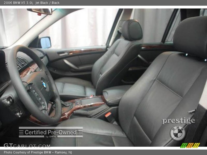 Jet Black / Black 2006 BMW X5 3.0i