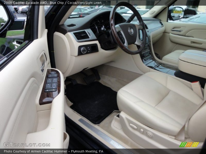  2008 Escalade AWD Cocoa/Very Light Linen Interior