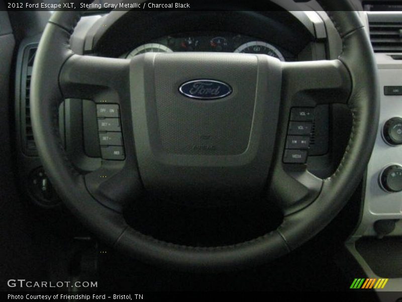 Sterling Gray Metallic / Charcoal Black 2012 Ford Escape XLT
